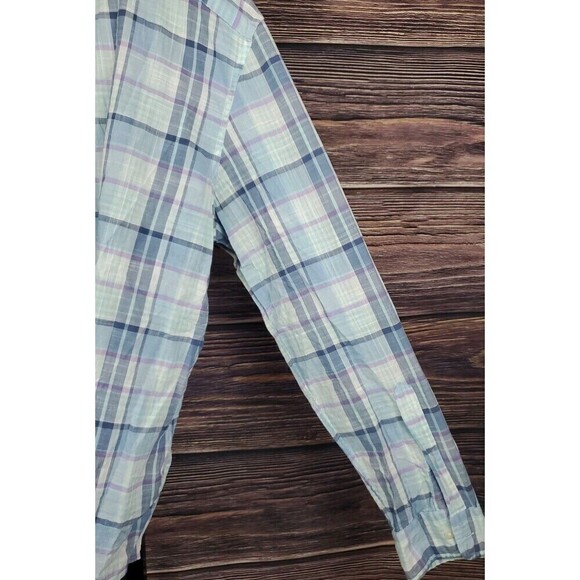 Vineyard Vines Shirt Men's Large Classic Fit Tucker Shirt Long Sleeve Plaid - Picture 9 of 11
